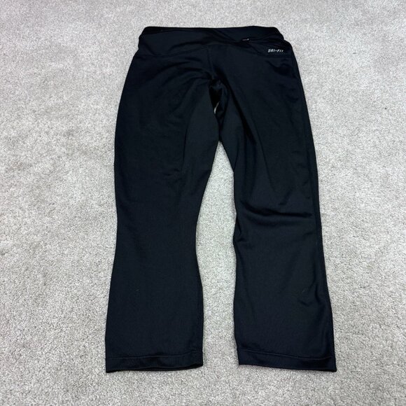 Nike Dri-Fit Leggings Capri Women’s Black Pull On Size Small - Picture 9 of 10